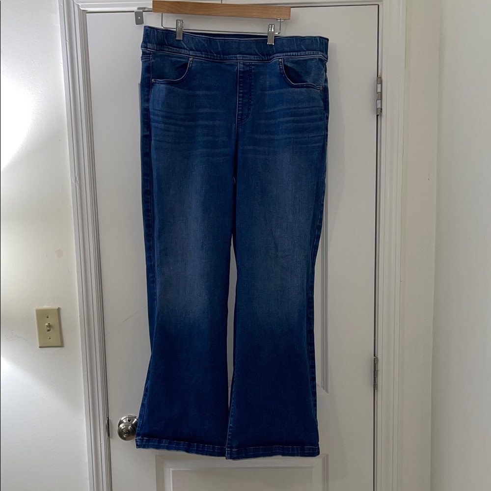 Lane Bryant Dark Blue Flare Jeans